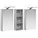 Set di Armadi da Bagno con lo scaffale 3 pcs 80 x 10,5 x 50 cm - Foto miniatura 5