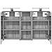 Set di Armadi da Bagno con lo scaffale 3 pcs 80 x 10,5 x 50 cm - Foto miniatura 7