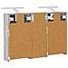 Set di Armadi da Bagno con lo scaffale 3 pcs 80 x 10,5 x 50 cm - Foto miniatura 9