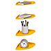 Mensola sospesa 4 pcs Giallo senape 18 x 18 x 2 cm - Foto miniatura 3