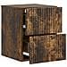 Mobiletto da notte a muro 2 pcs Rovere Fumo 33 x 34,5 x 40 cm - Foto miniatura 4