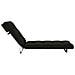 Cuscino per Lettino VIANEN 100% Poliestere Nero 200 x 90 x 8 cm - Foto miniatura 4