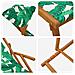 Lettino 2 pcs 3 Posizione Legno di Eucalipto Massello - Foto miniatura 8