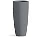 Vaso Agave In Resina Tondo Grigio H90 Ø 40Cm - Foto miniatura 8