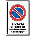 Cartello 20x30cm divieto di sosta lasciare libero il passaggio - Foto miniatura 1