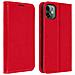 Custodia Apple Iphone 11pelle Portafoglio Funzione Stand - Rosso - Foto miniatura 8