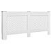 Coperture Per Radiatori 2 Pz Bianche 152x19x81,5 Cm In Mdf - Foto miniatura 4