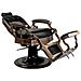 Gabbiano Poltrona Da Barbiere In Similpelle Nera Old Ernesto - Foto miniatura 5