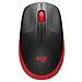 Mouse M190 Ottico 3 Tasti 1000 DPI Colore Nero Rosso - Foto miniatura 3