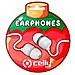 WIRED EARPHONE XMAS BALL SHAPE - Foto miniatura 1