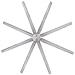 Widespan Ceiling Fan, Brushed Nickel, 254 Cm - Foto miniatura 1