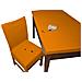 Set 2 Vestisedia Quadrato Antimacchia Made In Italy Arancione - Foto miniatura 1