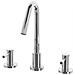Rubinetto Lavabo Bagno Color Argento Kalambo - Foto miniatura 12