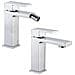 Miscelatore Rubinetto Bidet Cromato + Miscelatore Rubinetto Lavabo Cromato Bagno Casa - Foto miniatura 2