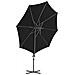 Ombrellone A Sbalzo Con Palo In Acciaio 300 Cm Nero - Foto miniatura 4