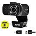 Webcam Full Hd 1080p Doppia Usb-a / Usb-c Con Microfono, Nero - Foto miniatura 1