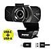 Webcam Full Hd 1080p Doppia Usb-a / Usb-c Con Microfono, Nero - Foto miniatura 4