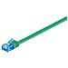 V-UTP6A15G-FLAT, RJ-45, RJ-45, Maschio / maschio, Cat6a, U / UTP (UTP) , Verde - Foto miniatura 1