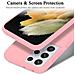 Custodia Compatibile Con Samsung Galaxy S22 Ultra In Liquid Rosa - Coperchio Protettivo In Silicone Tpu Flessibile - Foto miniatura 5