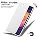 Custodia Compatibile Con Samsung Galaxy A10 In Classy Argento - Coperchio Protettiva Con Chiusura Magnetica, Funzione Stand E Tasca Per Le Carte - Foto miniatura 8