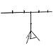 Supporto Per Sfondo A T Nero 201x60x (70-200) Cm - Foto miniatura 2