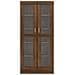 Mobile Vetrina Rovere Marrone 82,5x30,5x185,5 Legno Multistrato - Foto miniatura 3