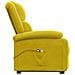 Poltrona Alzapersona Massaggiante Reclinabile Gialla In Velluto - Foto miniatura 6