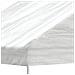 Gazebo Con Tetto Bianco 5,88x2,23x3,75 M In Polietilene - Foto miniatura 3