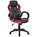 Sedia Da Gaming Caloundra, Poltrona Da Gaming Adulto, Sedia Da Scrivania, 66x61h104/114 Cm, Nero E Rosso - Foto miniatura 1