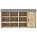 Panca Porta Scarpe Rovere Sonoma 102x32x50 Cm Legno Multistrato - Foto miniatura 5
