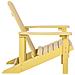 Sedia Da Giardino Con Poggiapiedi Giallo Adirondack - Foto miniatura 3