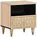 Comodini 2pz 40x33x46 cm in Legno Massello di Mango - Foto miniatura 1