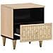 Comodini 2pz 40x33x46 cm in Legno Massello di Mango - Foto miniatura 2