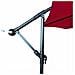 Ombrellone da Giardino ASTER con Protezione UV, Colore Rosso, 300x300x245 cm - Foto miniatura 4