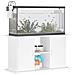 Supporto per Acquario 101x41x58 cm in Legno Multistrato Bianco - Foto miniatura 2