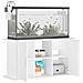 Supporto per Acquario 101x41x58 cm in Legno Multistrato Bianco - Foto miniatura 3