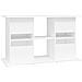 Supporto per Acquario 101x41x58 cm in Legno Multistrato Bianco - Foto miniatura 7