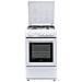 Cucina a Gas dl554gw 4 Fuochi a Gas Forno Elettrico Multifunzione con Grill Classe A Dimensioni 50 x 50 cm Colore Bianco - Foto miniatura 1