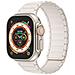 Cinturino Magnetico In Silicone Per Apple Watch 1/2/3/4/5/6/7/8/9, Apple Watch Se White 38/40/41mm - Foto miniatura 4