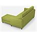 Divano Yasel 3 Posti (tre Sedute Da 60cm) + Pouf Misure Esterne L. 212 P. 155 Colore Verde - Foto miniatura 5