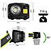 Torcia Frontale Xpg3 + Cob Zoom Alimentazione Ibrida Va0098 - Foto miniatura 7