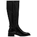 Long Boot Flat Stivali Pelle Scarpe Donna Nero Eu 37, 1-25529-43 001 - Foto miniatura 3