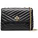 Kira Chevron Shoulder Bag Borse Tracolla Pelle Borse Donna Nero Eu One Size, 90446-001 - Foto miniatura 1