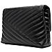 Kira Chevron Shoulder Bag Borse Tracolla Pelle Borse Donna Nero Eu One Size, 90446-001 - Foto miniatura 2