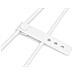 Cavo di collegamento in silicone Lightning, USB-C - Lightning, 1 m, bianco - Foto miniatura 4