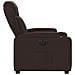 Poltrona Elettrica Reclinabile Marrone Scuro in Tessuto - Foto miniatura 9