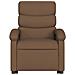 Poltrona Alzapersona Massaggiante Elettrica Marrone Tessuto - Foto miniatura 9