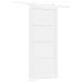 Porta Scorrevole con Kit di Ferramenta 'ORKDAL'Bianca in Legno Massello di Pino - Foto miniatura 1