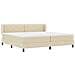 Letto box spring con materasso Crema 200 x 200 cm Tessuto - Foto miniatura 7