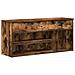 Scarpiera Rovere Fumo 102x30,5x45 cm in Legno Multistrato - Foto miniatura 1